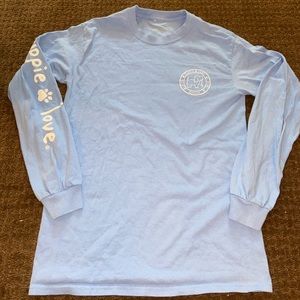 Light blue Puppie Love Long sleeve T-shirt